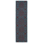 Kaleen Tara Rounds Collection Dark Peacock Area Rug 11'9" x 11'9"