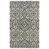 Kaleen Tara Rounds Collection Light Grey Area Rug 5'9" x 5'9"