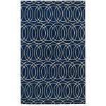 Kaleen Tara Rounds Collection REV02-22 Navy Area Rug 3'9" x 3'9"