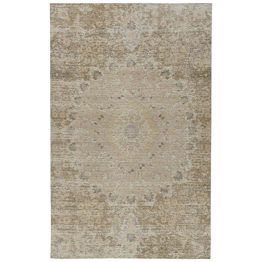 Kaleen Santiago Collection Light Cream Throw Rug 2' x 3'