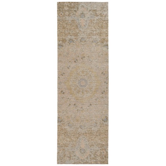 Kaleen Santiago Collection Light Cream Throw Rug 2' x 3'