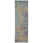 Kaleen Santiago Collection Light Beige Runner 2'6" x 8'