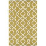 Kaleen Tara Rounds Collection Bright Yellow Area Rug 7\'9" x 7\'9"