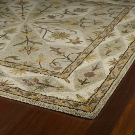 Kaleen Tara Square Collection Light Sage Area Rug 11'9" x 11'9"