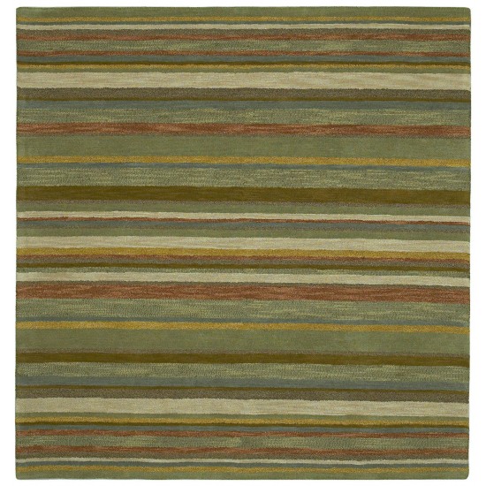 Kaleen Tara Square Collection Dark Natural Area Rug 11'9" x 11'9"