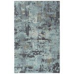 Kaleen Santiago Collection Light Light Blue Throw Rug 3' x 5'