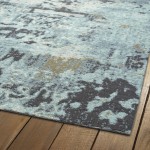 Kaleen Santiago Collection Light Light Blue Area Rug 9' x 12'