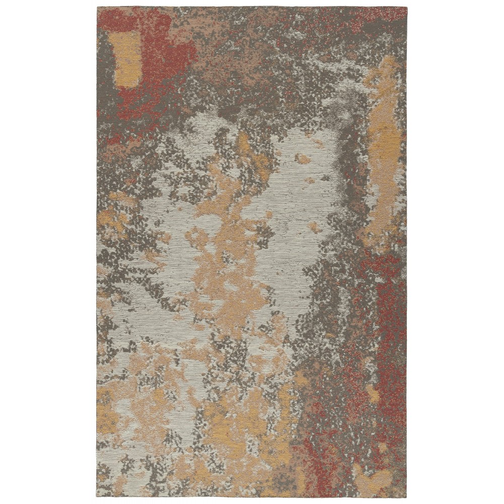 Kaleen Santiago Collection Dark Grey Throw Rug 2' x 3'