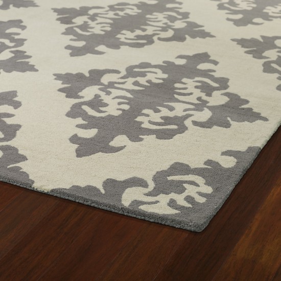 Kaleen Tara Square Collection Light Grey Area Rug 11'9" x 11'9"