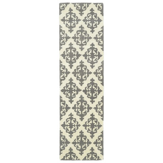 Kaleen Tara Square Collection Light Grey Area Rug 9'9" x 9'9"