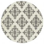 Kaleen Tara Square Collection Light Grey Area Rug 9'9" x 9'9"