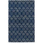 Kaleen Tara Square Collection REV02-22 Navy Area Rug 3'9" x 3'9"