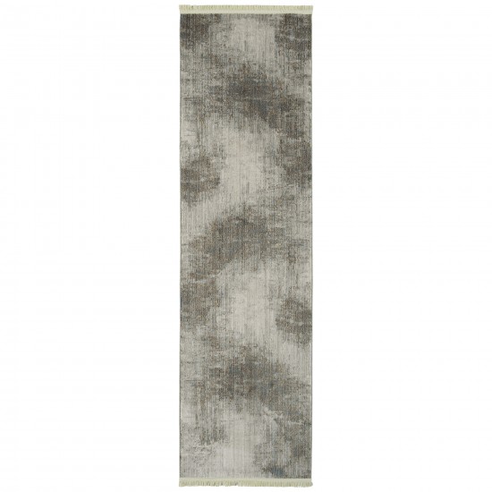 Kaleen Scottsman Collection STM02-77 Silver Throw Rug 18" x 18"