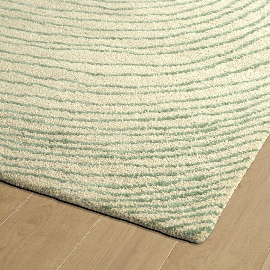 Kaleen Textura Collection Linen Jade Throw Rug 2' x 3'