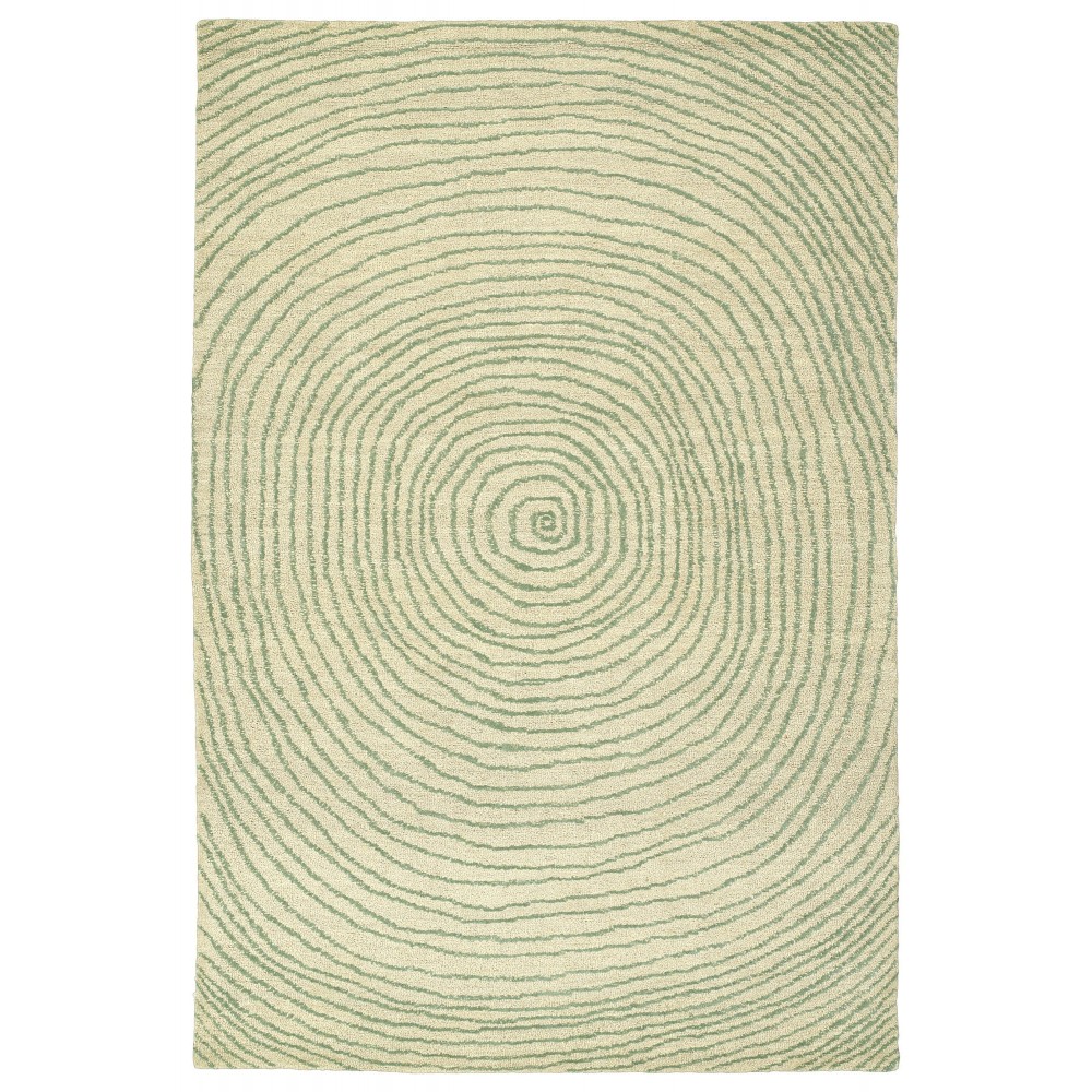 Kaleen Textura Collection Linen Jade Area Rug 8' x 10'