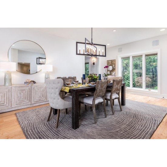 Kaleen Textura Collection Light Grey Area Rug 9' x 12'