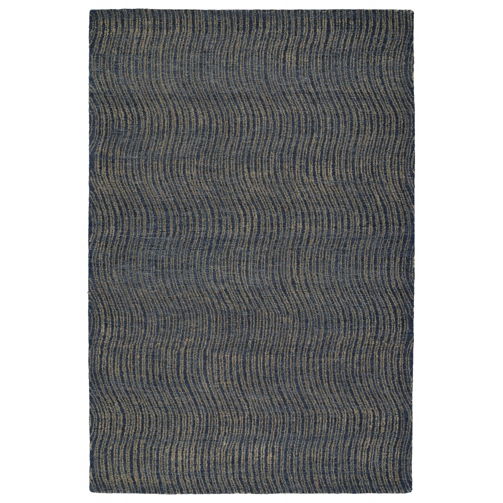 Kaleen Textura Collection Dark Blue Runner 2'6" x 8'