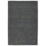 Kaleen Textura Collection Dark Blue Area Rug 8' x 10'