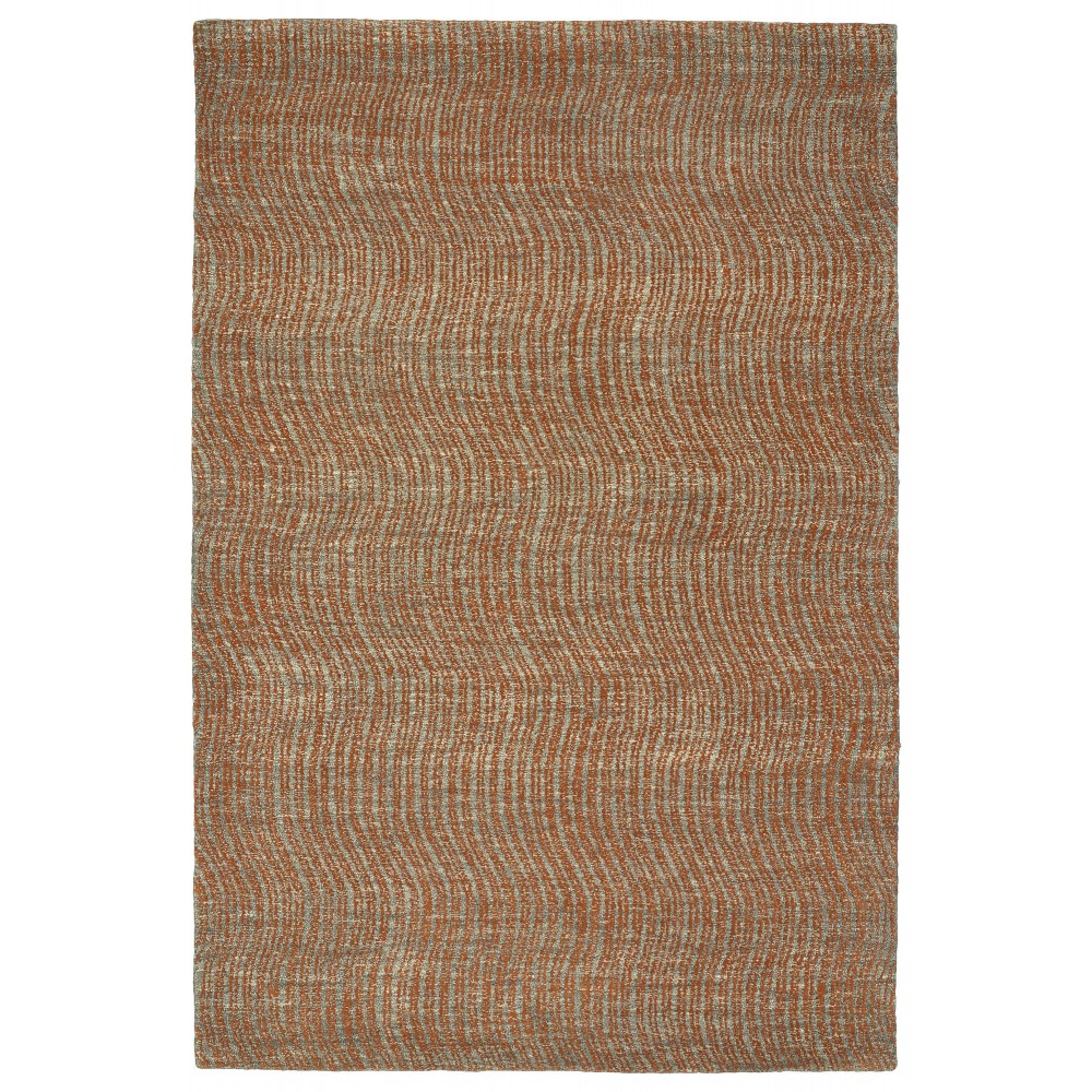 Kaleen Textura Collection Dark Paprika Throw Rug 2' x 3'