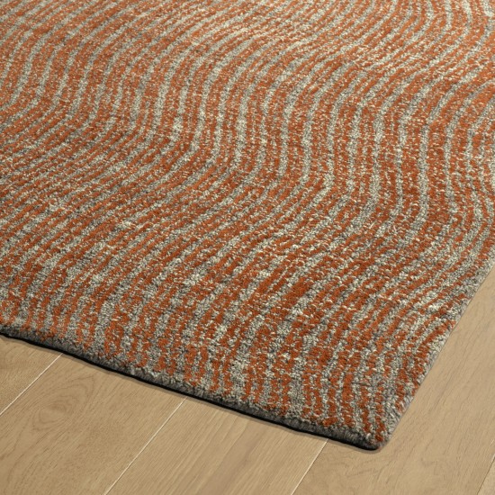 Kaleen Textura Collection Dark Paprika Runner 2'6" x 8'