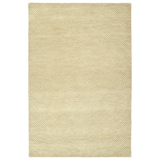 Kaleen Textura Collection Light Sand Throw Rug 2' x 3'