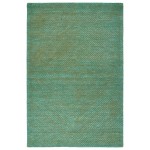 Kaleen Textura Collection Dark Turquoise Runner 2'6" x 8'