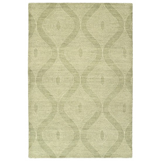 Kaleen Textura Collection Light Sage Throw Rug 2' x 3'