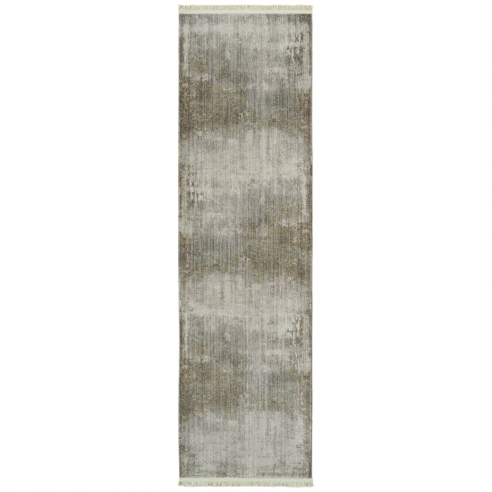 Kaleen Scottsman Collection STM04-77 Silver Throw Rug 18" x 18"