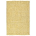 Kaleen Textura Collection Bright Gold Area Rug 3'6" x 5'6"