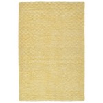 Kaleen Textura Collection Bright Gold Area Rug 5' x 7'9"