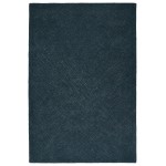Kaleen Textura Collection Dark Denim Throw Rug 2' x 3'