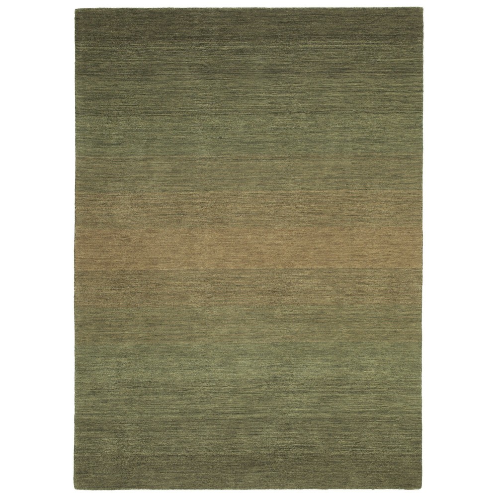 Kaleen Shades Collection Dark Green Area Rug 5' x 7'6"