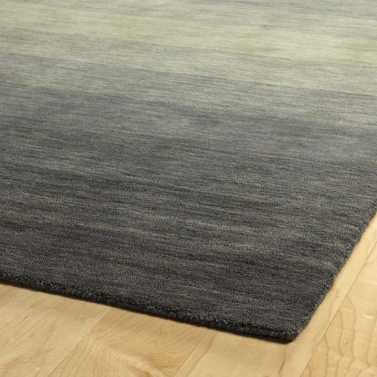 Kaleen Shades Collection Dark Grey Area Rug 5' x 7'6"