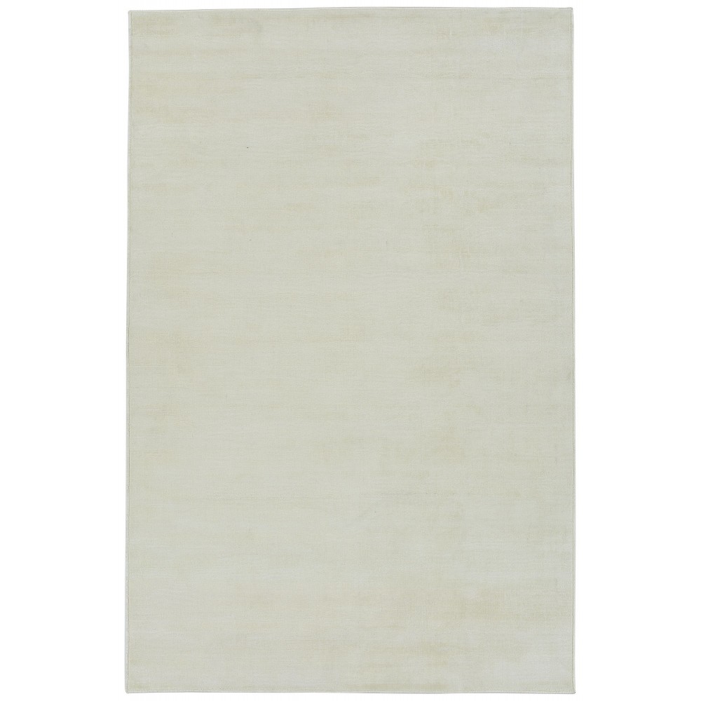 Kaleen Shiny Collection Light Ivory Throw Rug 2' x 3'