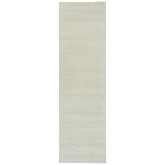 Kaleen Shiny Collection Light Ivory Throw Rug 2' x 3'