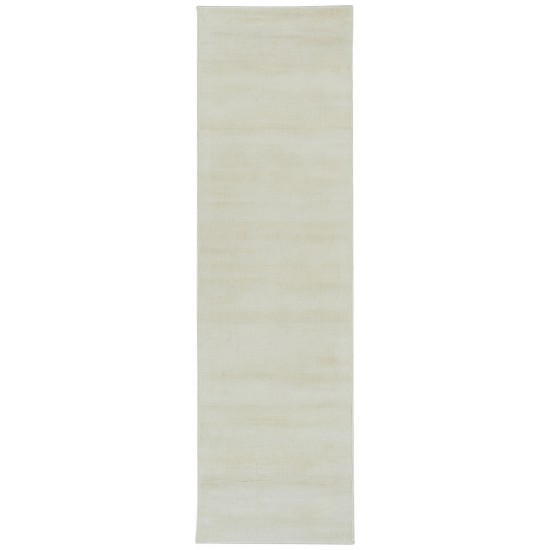 Kaleen Shiny Collection Light Ivory Runner 2'3" x 8'