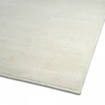 Kaleen Shiny Collection Light Ivory Throw Rug 3' x 5'