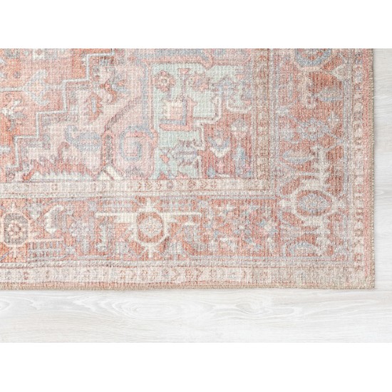 Kaleen Vera Collection Light Coral Area Rug 5' x 7'6"