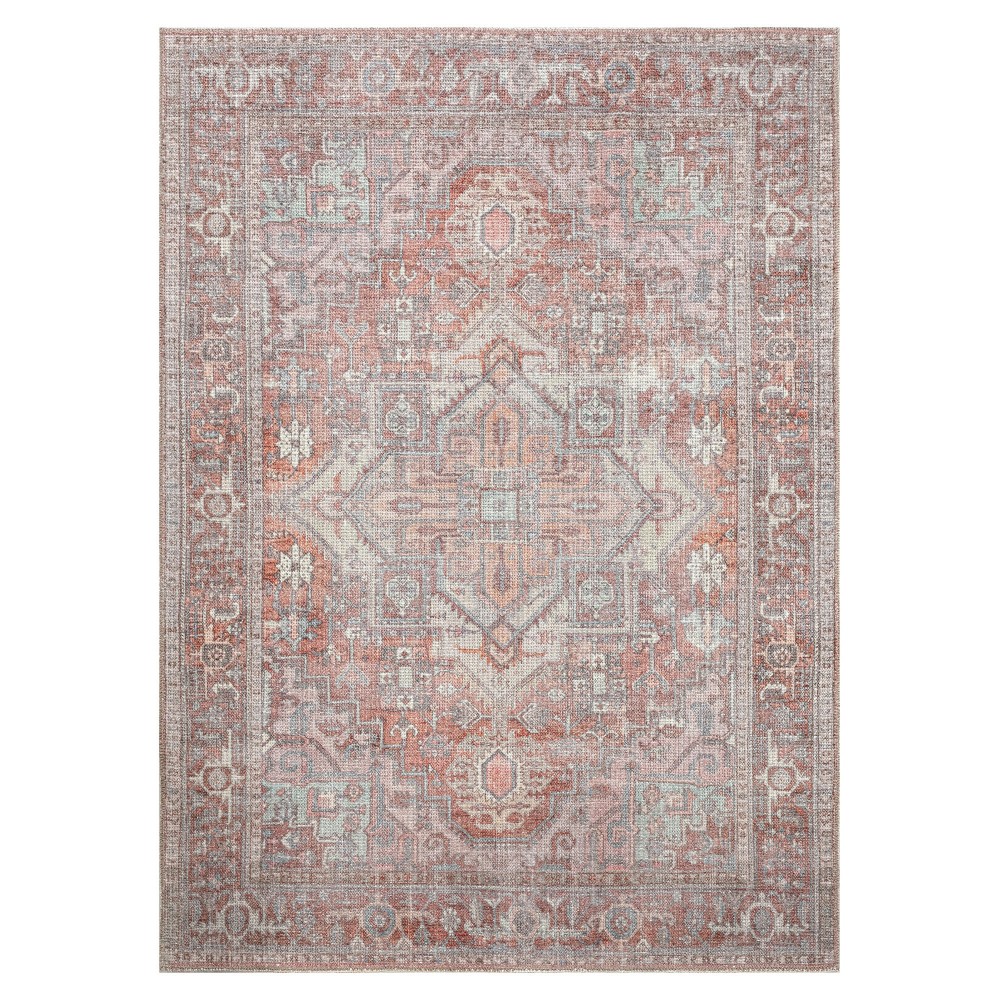 Kaleen Vera Collection Light Coral Area Rug 8'6" x 11'6"