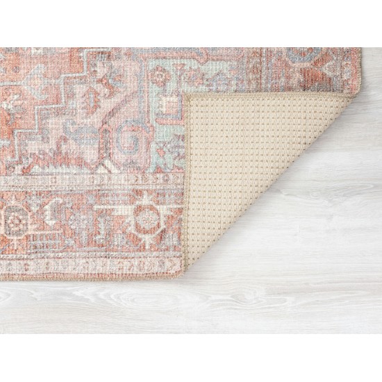 Kaleen Vera Collection Light Coral Area Rug 8'6" x 11'6"
