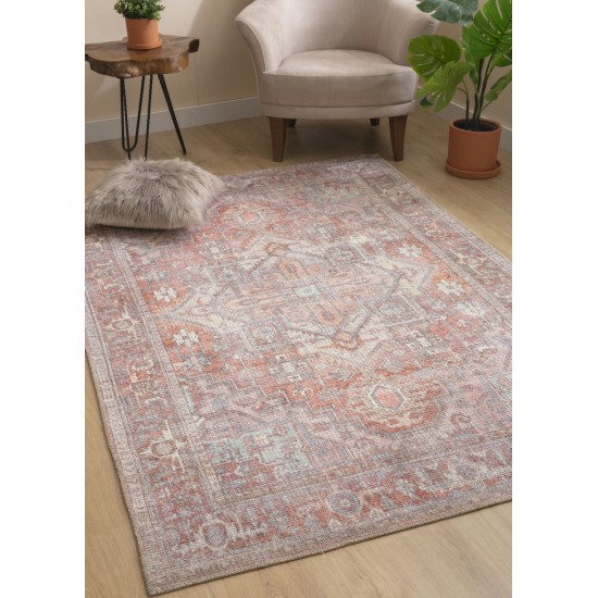 Kaleen Vera Collection Light Coral Area Rug 8'6" x 11'6"