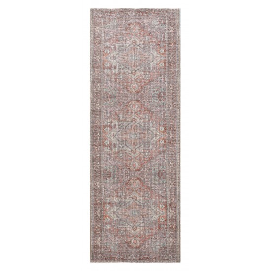 Kaleen Vera Collection Light Coral Area Rug 8'6" x 11'6"