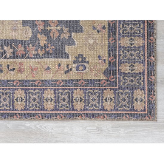 Kaleen Vera Collection Light Purple Throw Rug 1'6" x 1'6"