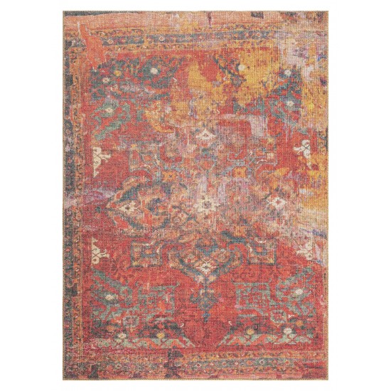 Kaleen Vera Collection Bright Red Area Rug 10' x 13'