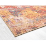 Kaleen Vera Collection Bright Red Area Rug 7'6" x 10'