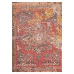 Kaleen Vera Collection Bright Red Area Rug 8'6" x 11'6"