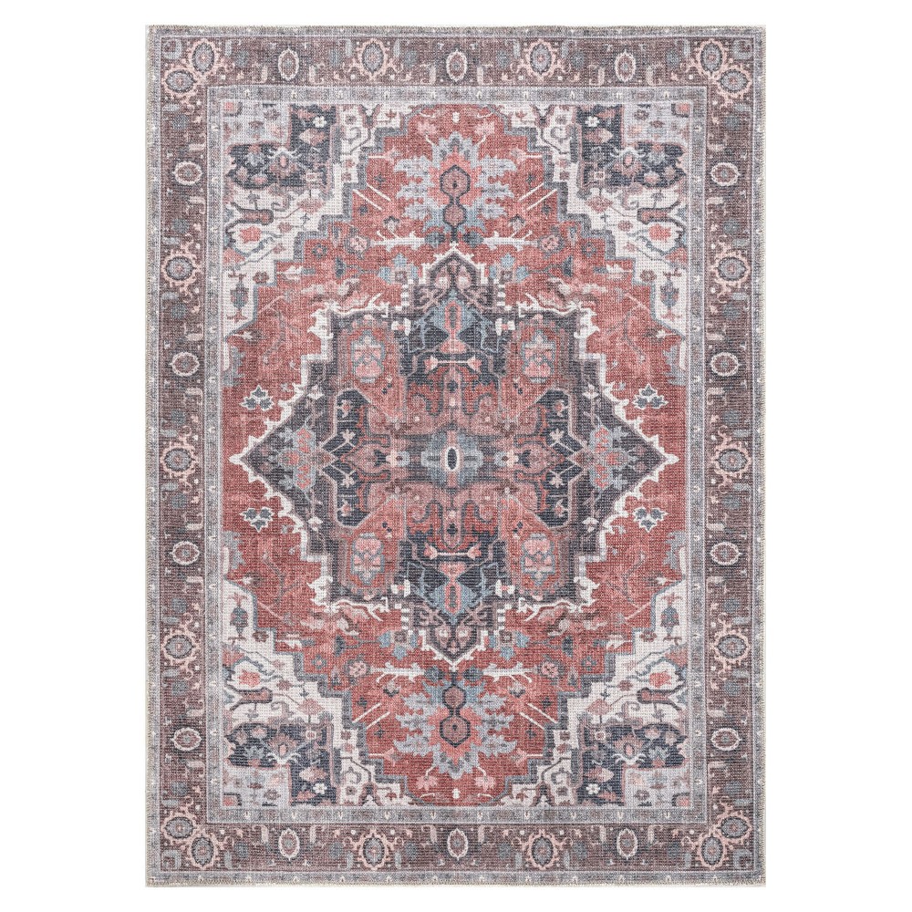 Kaleen Vera Collection Bright Multi Throw Rug 1'6" x 1'6"