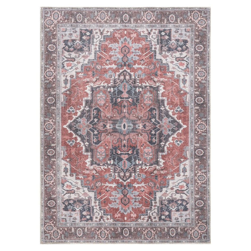 Kaleen Vera Collection Bright Multi Area Rug 7'6" x 10'