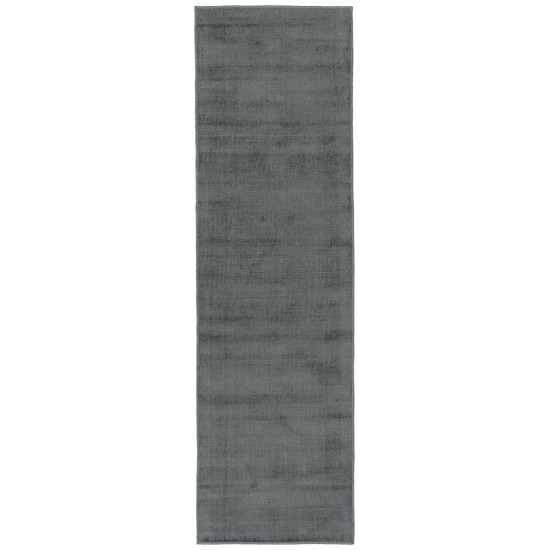 Kaleen Shiny Collection Light Grey Throw Rug 2' x 3'