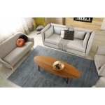 Kaleen Shiny Collection Light Grey Runner 2'3" x 8'